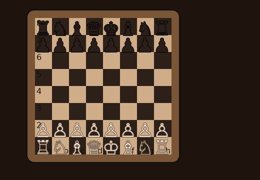 Walnut & Ebony 3D chessboard